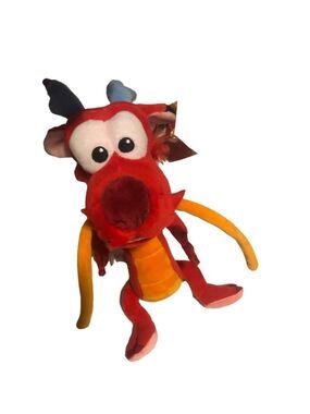 Nwt Disney Mulan Mushu Red Dragon Plushie Stuffie Plus 12”
